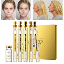 Face Lifting Thread Set with Nano Gold Collagen Essence for Targeted Facial Contouring Home Spa