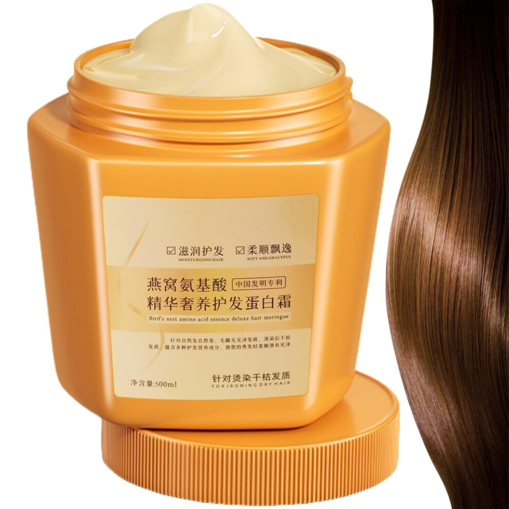 Cream Hair Protein Treatment With Amino Acid Hair Mask For Deep Moisture And Of Dry Damaged Hair