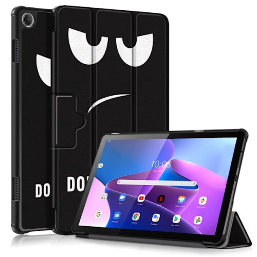 Συμβατό με θήκη τριπλής αναδίπλωσης για Lenovo Tab M10 (3ης γενιάς) με σχέδιο "Μην με