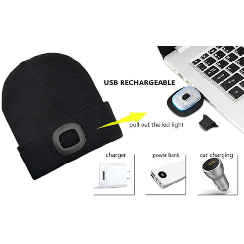 Καπέλο με φως LED USB - Νυχτερινό τρέξιμο - Νυχτερινή εργασία - Unisex Ποδηλασία 1