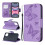 Carcasă din piele tip fluture, compatibilă cu iPhone11 - Violet Violet 1