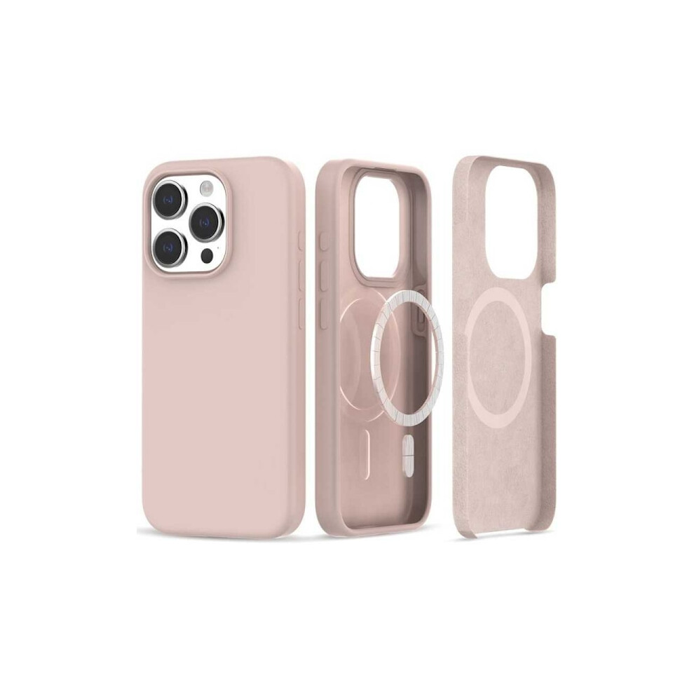 Rubberized Minimalist Magsafe Case Compatible With Iphone 14 Pro - Pink 9173940880153