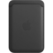Compatibel met Apple, compatibel met iPhone. FineWoven portemonnee met MagSafe. Compatibel met Apple, zwart.