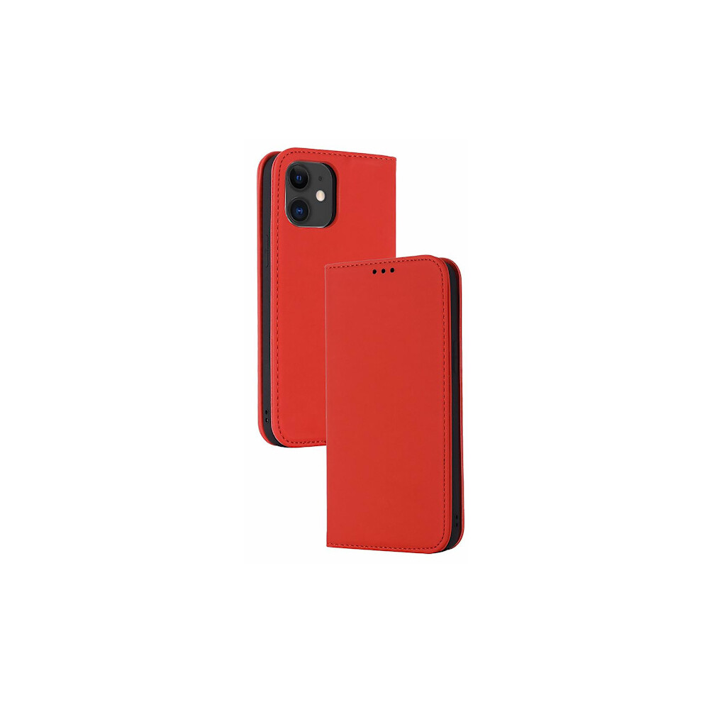 Compatible With Iphone 12 - Protective Wallet Case (Floveme) Red 9173940880085
