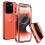 Practical Magnetic Double Case - compatible with iPhone 14 Pro Max Blue 2