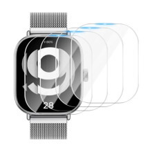 Näytönsuoja karkaistusta lasista, 4 kpl, yhteensopiva Xiaomi Redmi Watch5Activen kanssa, naarmuuntumaton suojakalvo Mi Redmi Watch5 4:lle