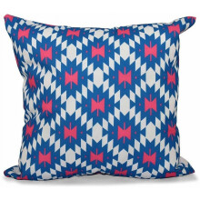Simply Daisy 16" x 16" Jodhpur Kilim2 kussen met geometrische print