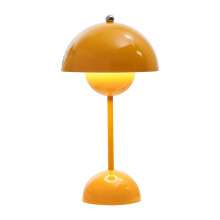ZKCCNUK Lampada da tavolo nordica a forma di bocciolo di fiore, luce notturna a LED per camera da letto, scrivania, decorazione per sala da
