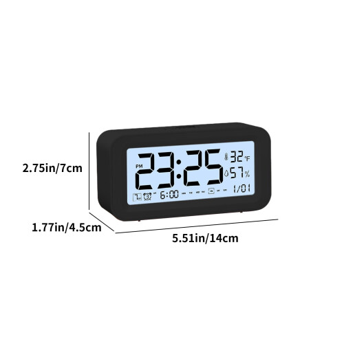 Liquidação de Produtos! Relógio Eletrônico Digital Topliu com Display LED, Relógio Eletrônico Estéreo Digital com Display, Função Soneca e 2