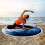 Στρογγυλή κουβέρτα θαλάσσης Djunllk Oversize - Θέμα Space Planets, μαλακό χαλάκι θαλάσσης από 8
