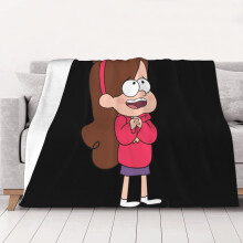 Gravity Falls -flanelliheittopeitto, viihtyisä, lämmin, pehmeä ja kevyt vuodesohvapeitto retkeilyyn ja matkustamiseen, sopii kaikkiin