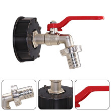 Adapter IBC z kranem wylotowym 3/4" Zbiornik na deszczówkę 1000 litrów Przemysł