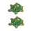 2 τεμάχια κεραμικά καλύμματα τουαλέτας Turtle, εύκολα τοποθετούμενα καπάκια με 2