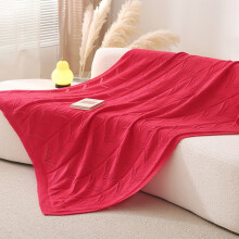 Narzuta YangJinLian Knit Throw na kanapę, lekki i wszechstronny, dekoracyjny, tkany koc, bardzo przytulny, nadający się do prania w pralce, do