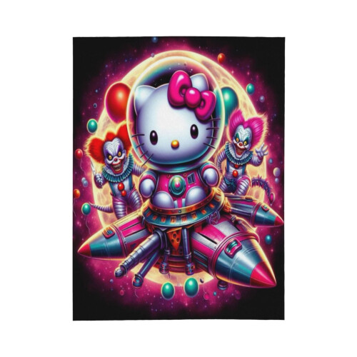 Κουβέρτα Hello Kitty από φλις, εξαιρετικά μαλακή, άνετη κουβέρτα, χαρακτηριστικά 1