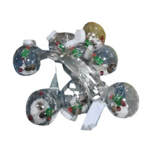 Luzes de Natal Tarmeek com fio de cobre e 10 LEDs, 8 modos de piscar, compatíveis com árvores de Natal, decoração natalina para casa, ambientes