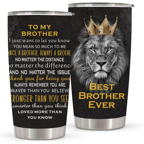 Το καλύτερο ποτήρι Brother Ever20oz - Ιδέα για δώρο γενεθλίων για τον αδερφό από την Sister,