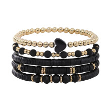 Conjunto de pulseiras elásticas com miçangas Bentne Jewelry para mulheres, estilo boho, perfeitas para o verão na praia. Ideais para presentes de