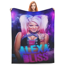Κουβέρτα Alexa Bliss, εξαιρετικά απαλή, άνετη φανελένια φλις, ελαφριά βελούδινη για