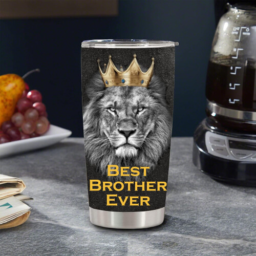 Το καλύτερο ποτήρι Brother Ever20oz - Ιδέα για δώρο γενεθλίων για τον αδερφό από την Sister, 1