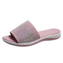 OAVQHLG3B Sandali da donna con strass estivi, ciabatte casual traspiranti