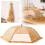 Premium Dust-Proof Mesh Food Cover80*80cm, Επαναχρησιμοποιήσιμη Ομπρέλα Σκηνής Πικνίκ Εξωτερικού 5