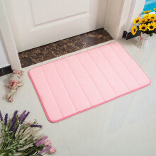 Begine1*Svendita di tappeti,Tappetino in memory foam di pile di corallo a lento ritorno Rosa C,Rosa