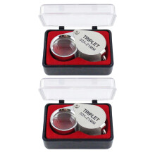 Kantoorkast Vakantiecadeaus Juwelier30 Sieraden Juweliers Zakvergrootglas 21 mm Glazen vergrootglas X-oog & Kantoorartikelen