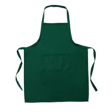 Jacenvly Weihnachtsdekorationen für den Außenbereich – Abverkauf! Neue, schlichte Unisex-Kochschürze mit zwei Doppeltaschen für Catering und