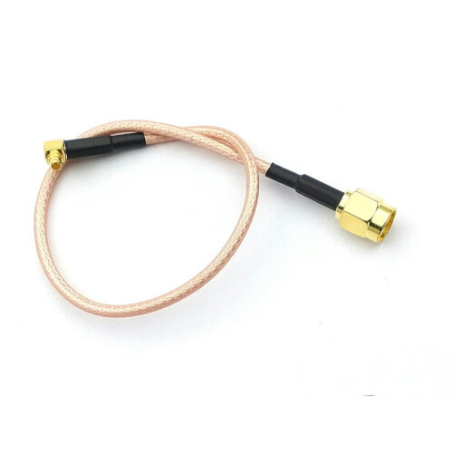 FOR2pcs MMCX αρσενικό ορθής γωνίας σε αρσενικό βύσμα SMA Καλώδιο βραχυκυκλωτήρα RF Pigtail