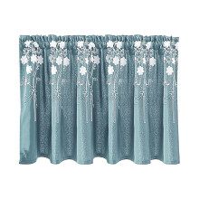 Cortina curta Begine Clearance para cozinha (137 x 61 cm), cortina de renda floral, 137 x 61 cm, 1 painel, compatível com F