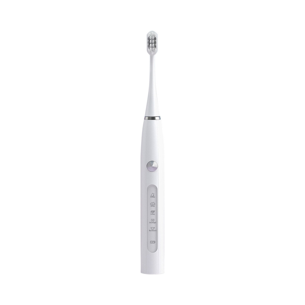 Fnyoxu Electric Toothbrush, Electric Toothbrush With 4 Brush Heads, Smart 5-speed Timer Electric Toothbrush IPX7