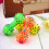 Brinquedo de borracha em formato de haltere com bolinhas e som para cães e gatos Shulemin. 2
