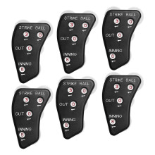 ckepdyeh 4 Wheel Baseball Umpire Clicker-Umpire Indicator Gear-Practical Baseball Counter Clicker for Scorekeeper Recording Outs