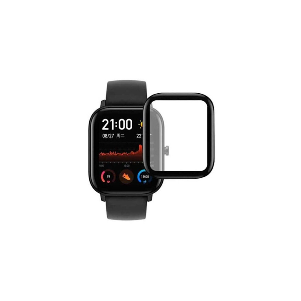 Compatible With Amazfit Gts 2 Mini Fullframe 3D Tempered Glass 0.26Mm 9H Transparent 9004841983592