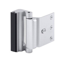 Home Security Door Lock Child Door Reinforcement Lock Hinge Latch Night Lock Reinforcement Lock Silver