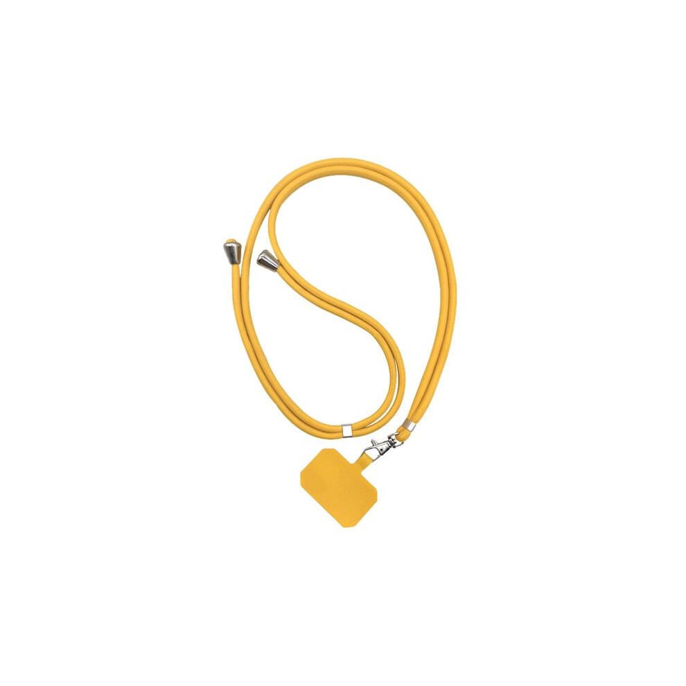 Stylish Smooth Mobile Lanyard Mobile Holder Yellow 9004841983578