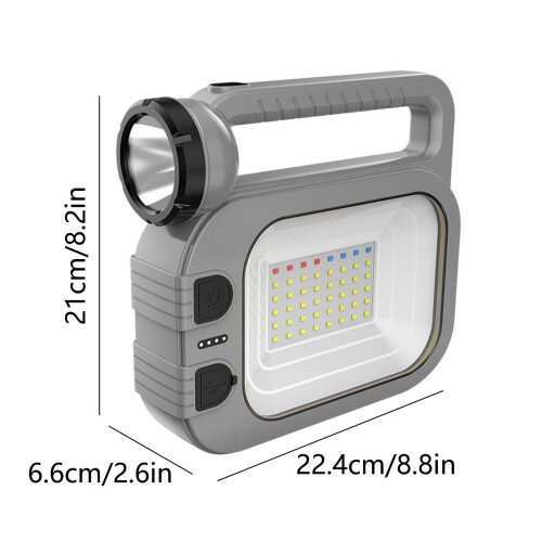 Φορητός φακός VALSEEL Super Bright USB για κάμπινγκ - Συμβατός με εξωτερικούς χώρους, 2