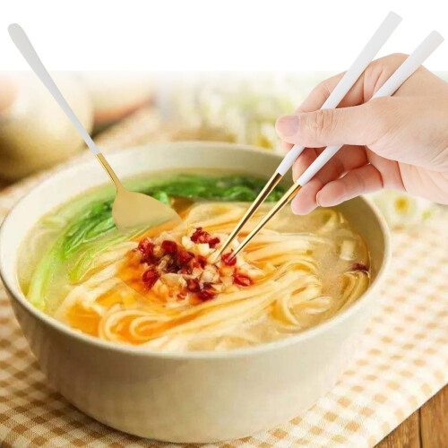 Σετ κουταλιών Heaveant Chopsticks, Σετ κουταλιών επαναχρησιμοποιήσιμων ανοξείδωτων 1