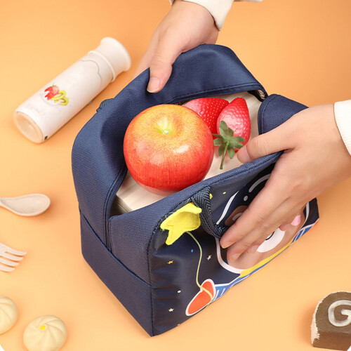 UDIYO Cartoon Lunch Box Φορητή Μονωμένη Τσάντα Γεύματος Πολυλειτουργική Τσάντα με Φερμουάρ 2