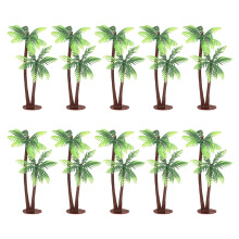 Eease10pcs Premium Simulation Coconut Trees Faux Coconut Trees Faux Coconut Trees