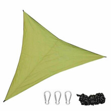 Voile d'ombrage extérieure pour jardin, terrasse, auvent, protection UV, triangulaire