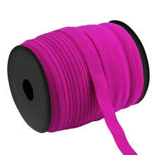Cinta al bies Chicmine de 15 mm, elástica, de buena flexibilidad, 100 m, de alta elongación, ribete suave para costura.