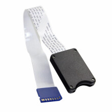 Kit standard per schede di memoria SD SDHC, cavo di prolunga piatto flessibile da maschio a femmina SD, 25 cm.