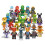 Sada 24 minifigurek Kai Jay Sensei Wu Master Build barevné 1