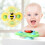 Kit com 3 Fidget Spinners com Ventosa para Crianças - Brinquedo Giratório 3