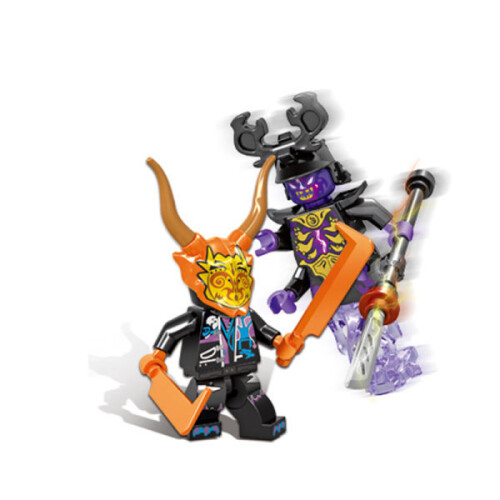 Sada 24 minifigurek Kai Jay Sensei Wu Master Build barevné 2