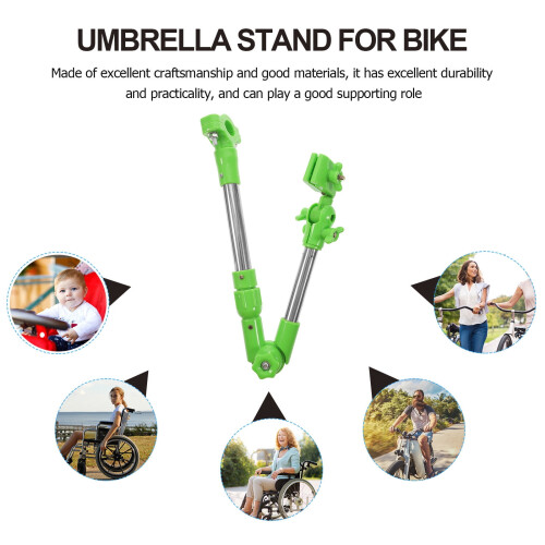1 pezzo Supporto resistente per ombrello da bicicletta, staffa professionale per ombrello 1
