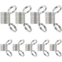 1 Box 20Pcs Beading Stoppers Stainless Steel 2 Sizes Bead Cord Clip for Jewelry Making Beading Stopper Bead Wire
