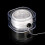 Snáithe péarla 0.8mm, sreang mharthanach, snáithe péarla, bán, 70 méadar/rolla, le haghaidh bráisléid seodra, snáithe péarla 2